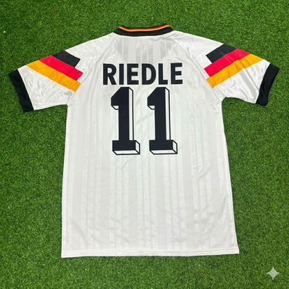 Karl-Heinz Riedle Germany 1992 Retro Football Jersey