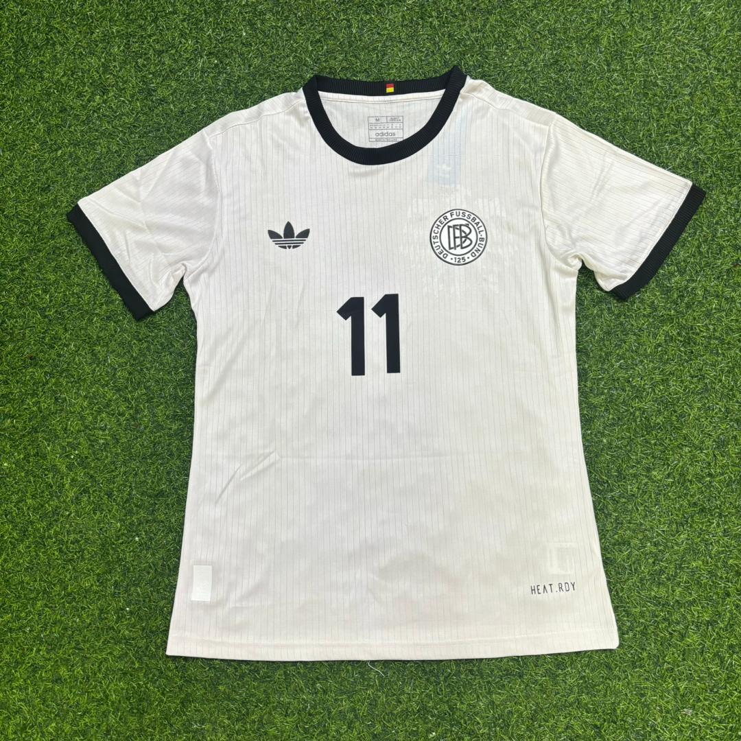 Karl-Heinz Rummenigge Germany 125 Year Special White Football Jersey