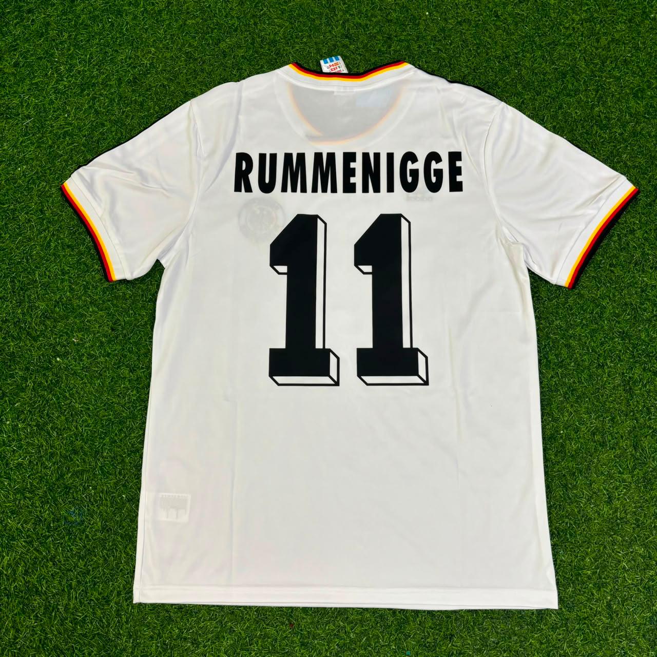 Karl Heinz Rummenigge Germany 1986 World Cup Retro Football Jersey Kit