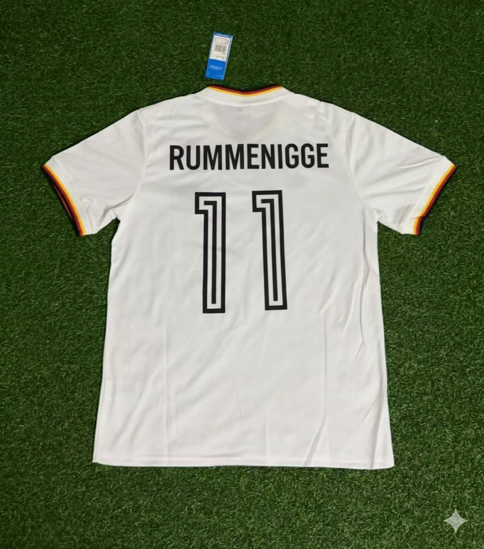 Karl Heinz Rummenigge Germany 1986 World Cup Retro Football Jersey Kit