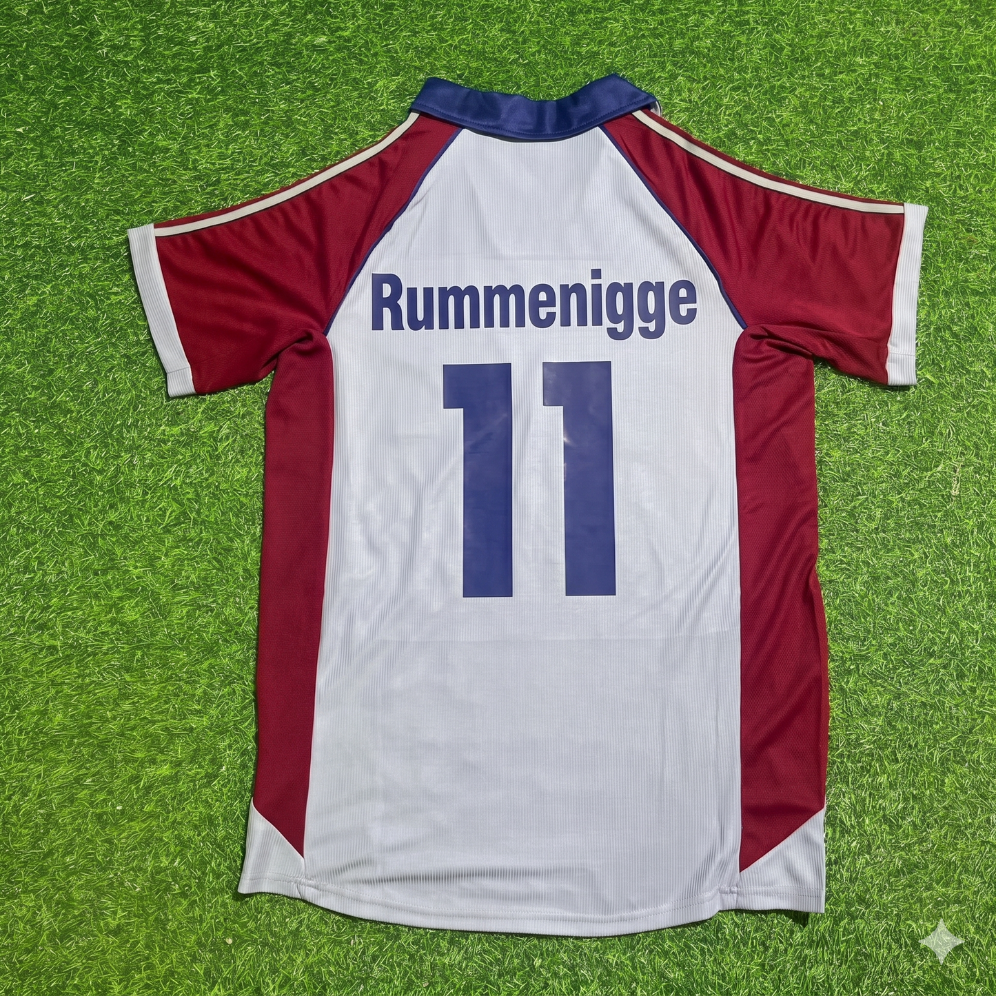 Karl-Heinz Rummenigge #11 FC Bayern München Auswärts Retro Fußballtrikot Grau