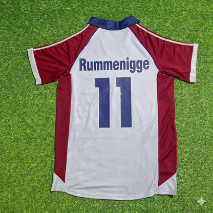 Karl-Heinz Rummenigge #11 FC Bayern München Auswärts Retro Fußballtrikot Grau