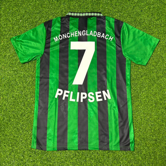 Karlheinz Pflipsen #7 Borussia Mönchengladbach 1995 1996 Retro Jersey