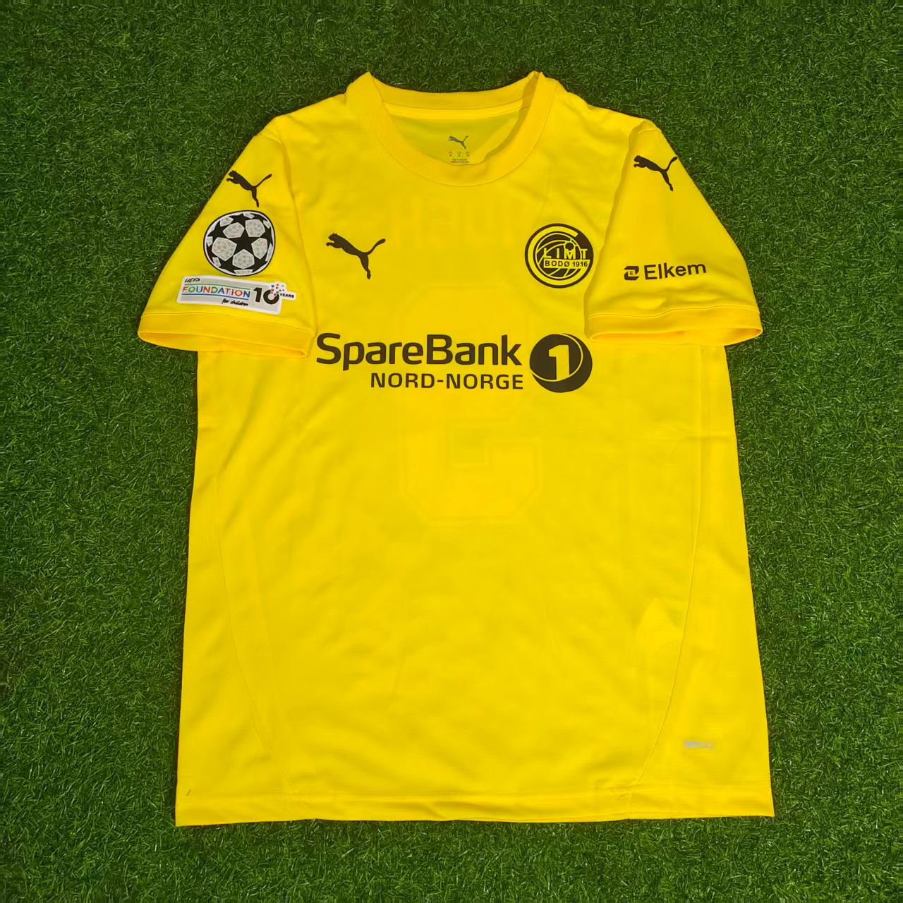 Kasper Høgh #9 Bodø/Glimt 2026 New Season Champions League Yellow Jersey