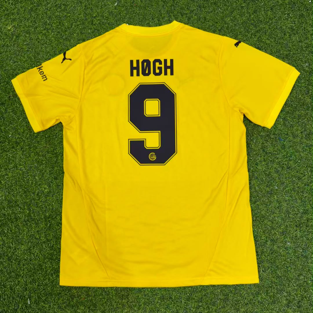 Kasper Høgh #9 Bodø/Glimt 2026 New Season Champions League Yellow Jersey
