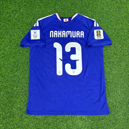 Keito Nakamura Japan 2026 World Cup Home Blue Football Jersey