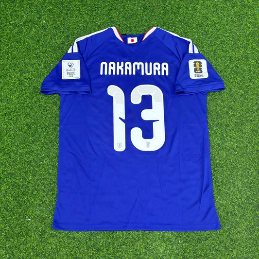 Keito Nakamura Japan 2026 World Cup Home Blue Football Jersey