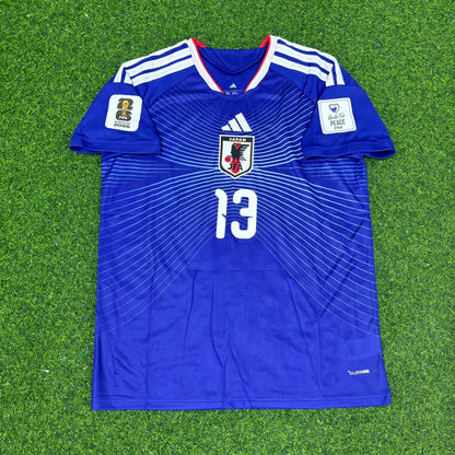 Keito Nakamura Japan 2026 World Cup Home Blue Football Jersey