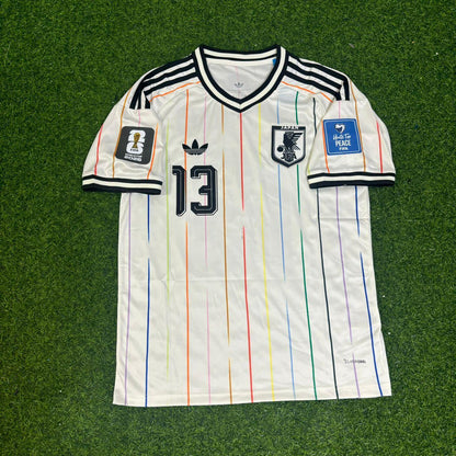 Keito Nakamura Japan World Cup 2026 Away White Football Jersey Trikot Maillot