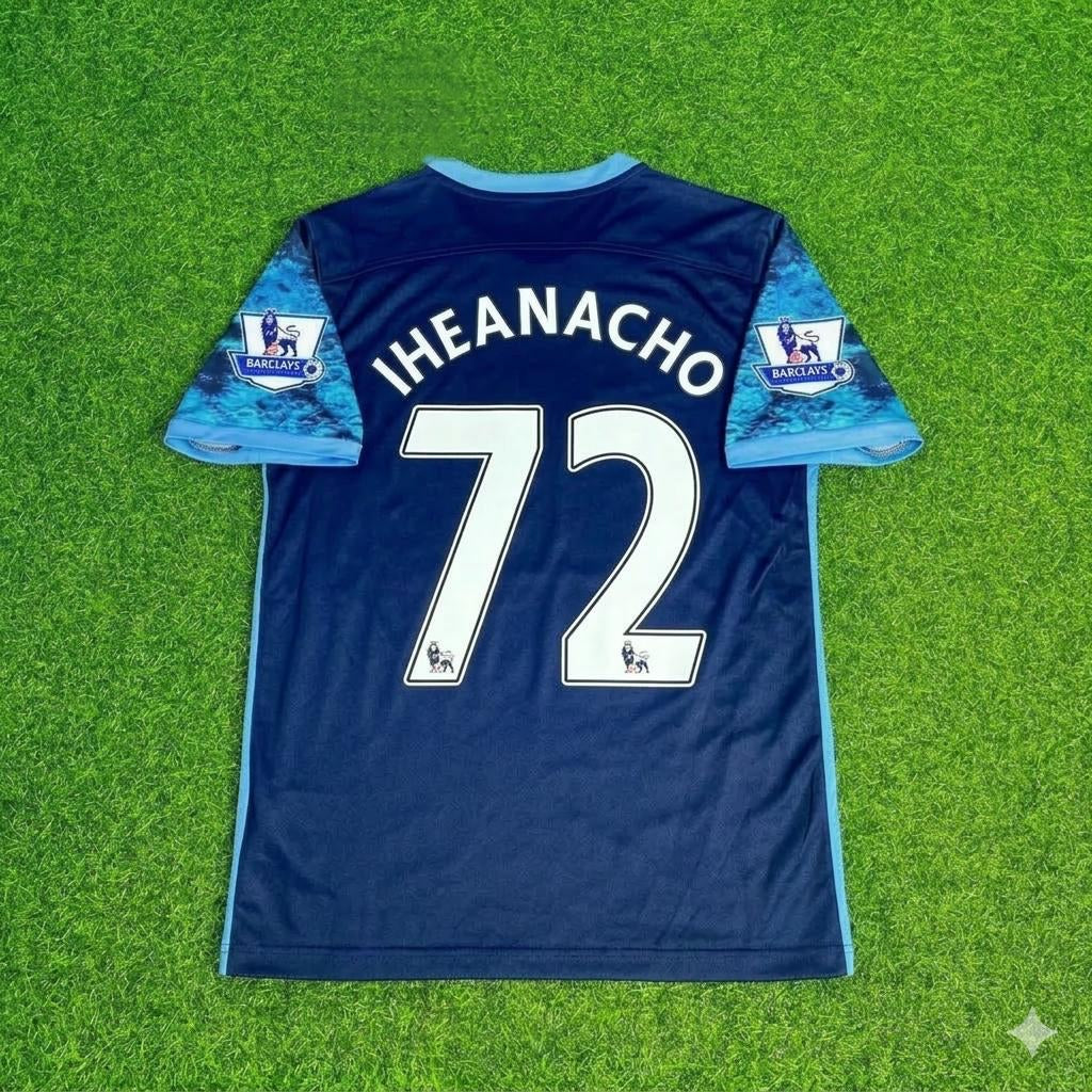 Kelechi Iheanacho 72- Manchester City 2016 2017 Season Retro Jersey Maillot Trikot Maglia