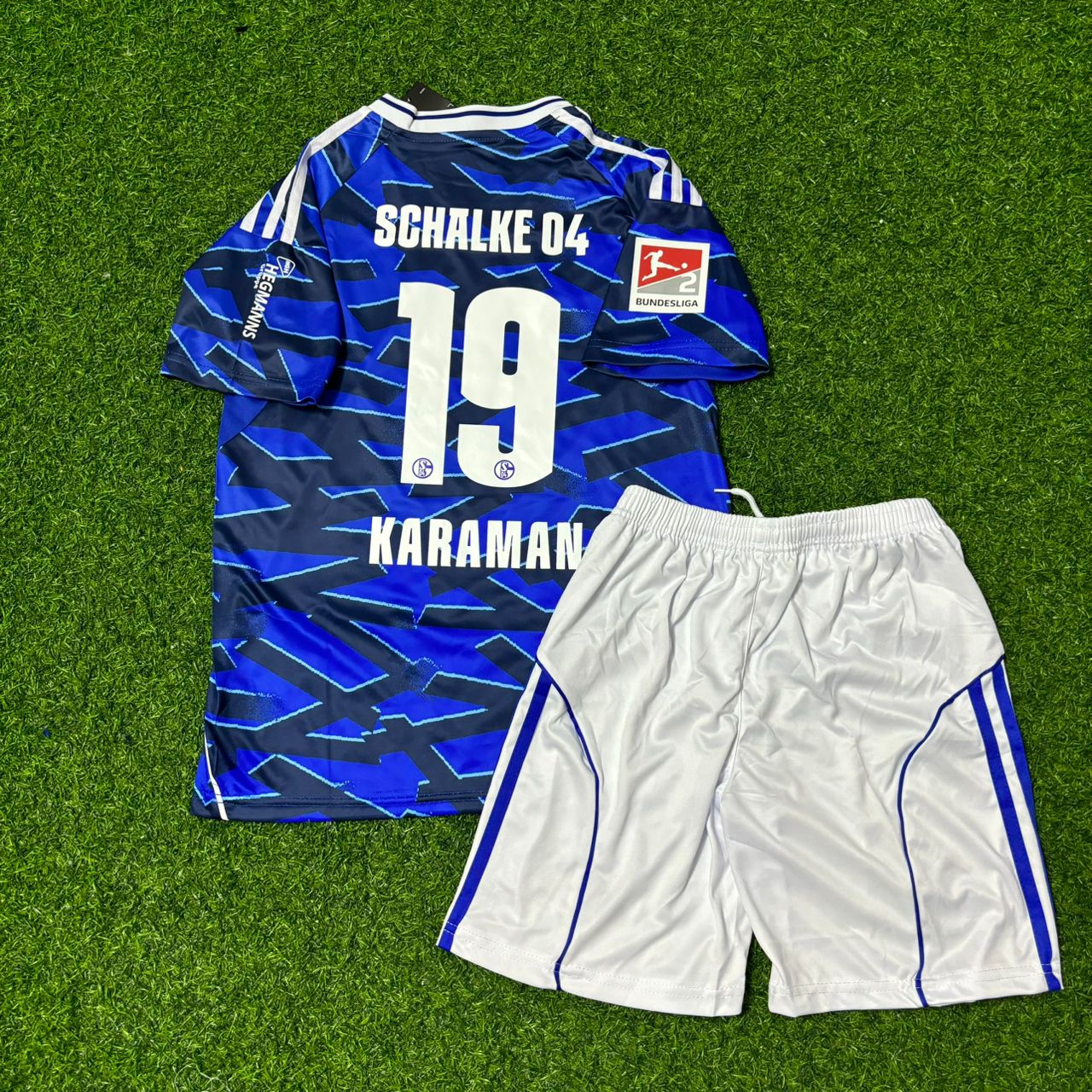 Kenan Karaman #19 Schalke 04 Kids 2026 New Season Football Jersey Trikot