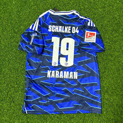 Kenan Karaman #19 Schalke 04 Kids 2026 New Season Football Jersey Trikot