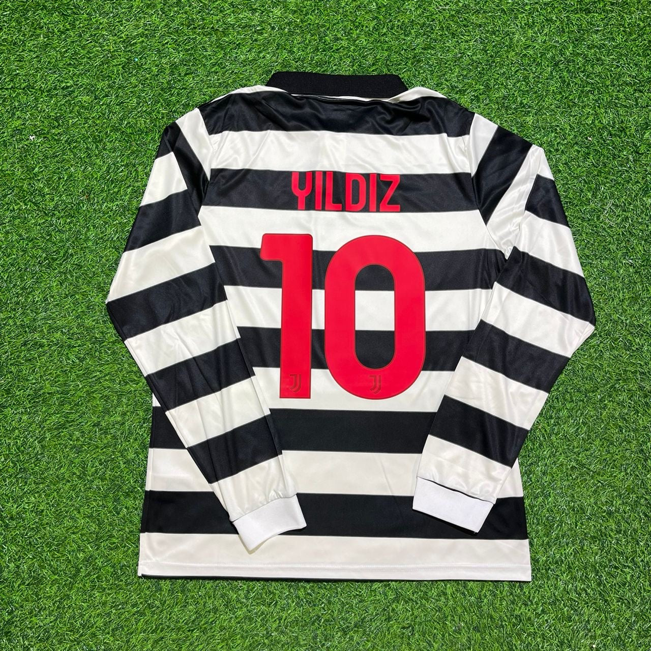 Kenan Yıldız #10 Juventus New Season Fourth Long Sleeve Trikot Jersey