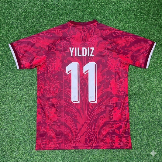 Kenan Yıldız #11 Turkey Legendary Retro Football Jersey