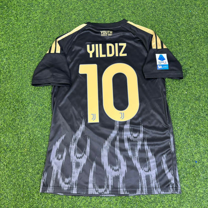 Kenan Yıldız Juventus 2026/2027 New Season Third Black Football Jersey