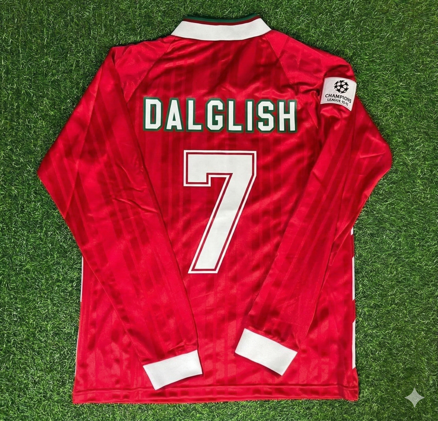 Kenny Dalglish Liverpool Long Sleeve Retro Kit Jersey Trikot Maillot Soccer Shirt