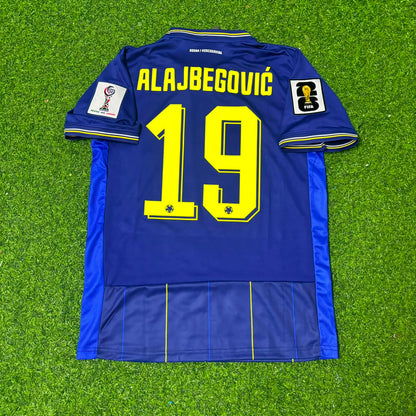 Kerim Alajbegovic Bosnia and Herzegovina 2026 World Cup Blue Football Jersey