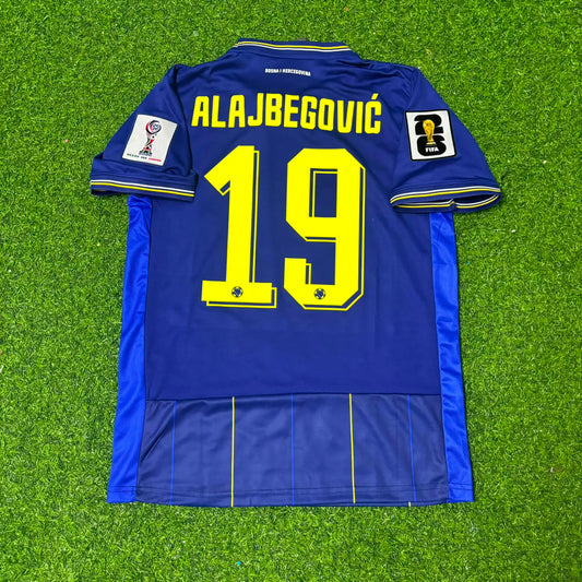 Kerim Alajbegovic Bosnia and Herzegovina 2026 World Cup Blue Football Jersey