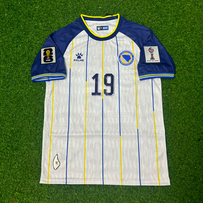 Kerim Alajbegovic Bosnia and Herzegovina 2026 World Cup White Football Jersey