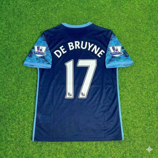 Kevin De Bruyne 17- Manchester City 2016 2017 Season Retro Jersey Maillot Trikot Maglia