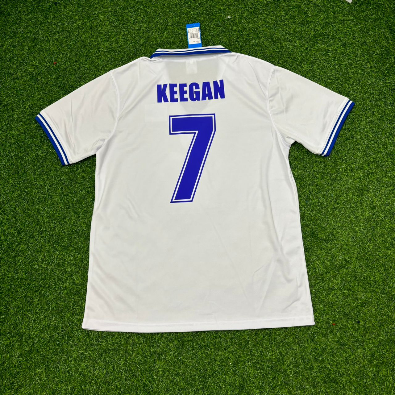 Kevin Keegan Hamburger SV 1979/80 Weißes Heimtrikot Retro Fußballtrikot