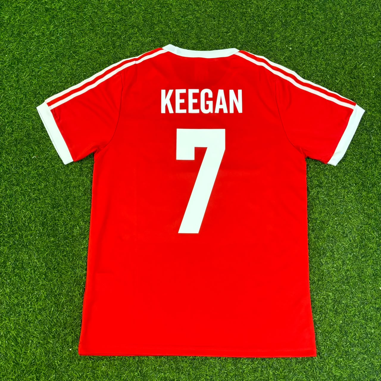Kevin Keegan Hamburger SV Red Retro Fußballtrikot