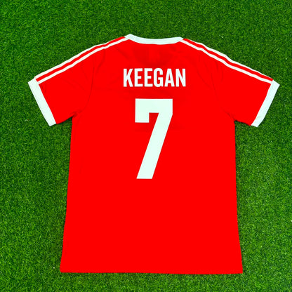 Kevin Keegan Hamburger SV Red Retro Fußballtrikot