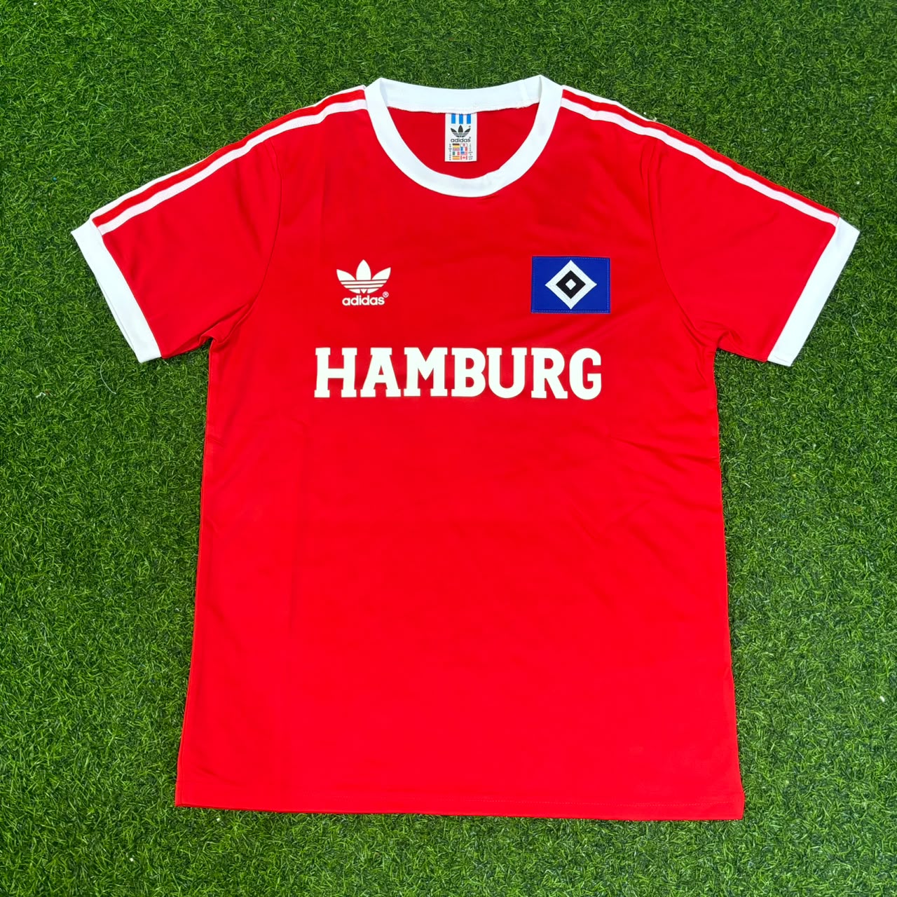 Kevin Keegan Hamburger SV Red Retro Fußballtrikot
