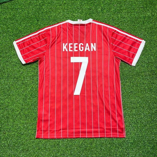 Kevin Keegan Hamburger SV Rotes Heimtrikot Retro Fußballtrikot