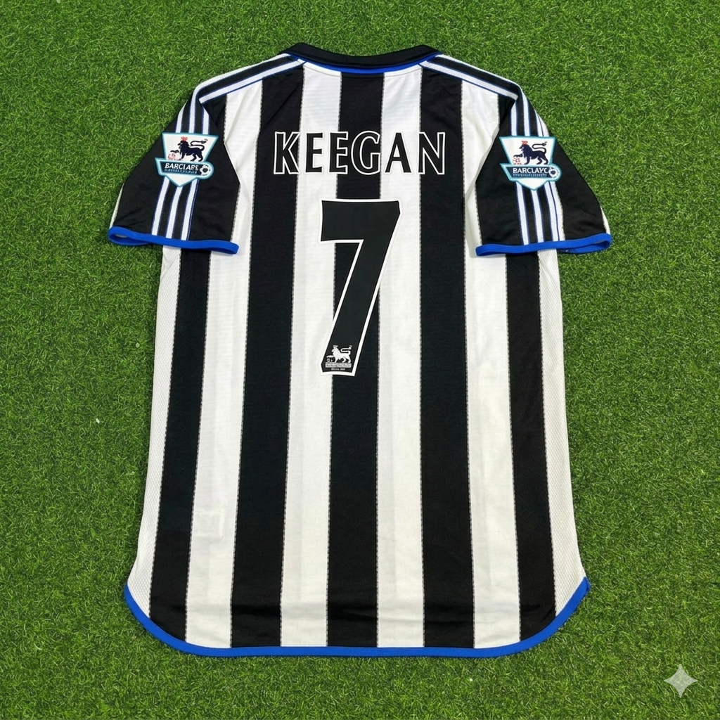 Kevin Keegan #7 Newcastle United Retro Trikot Kit Jersey Soccer Shirt