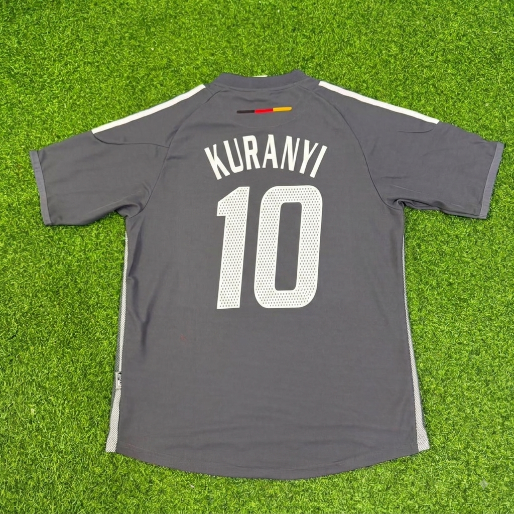 Kevin Kuranyi Germany 2002 World Cup Gray Special Retro Football Jersey