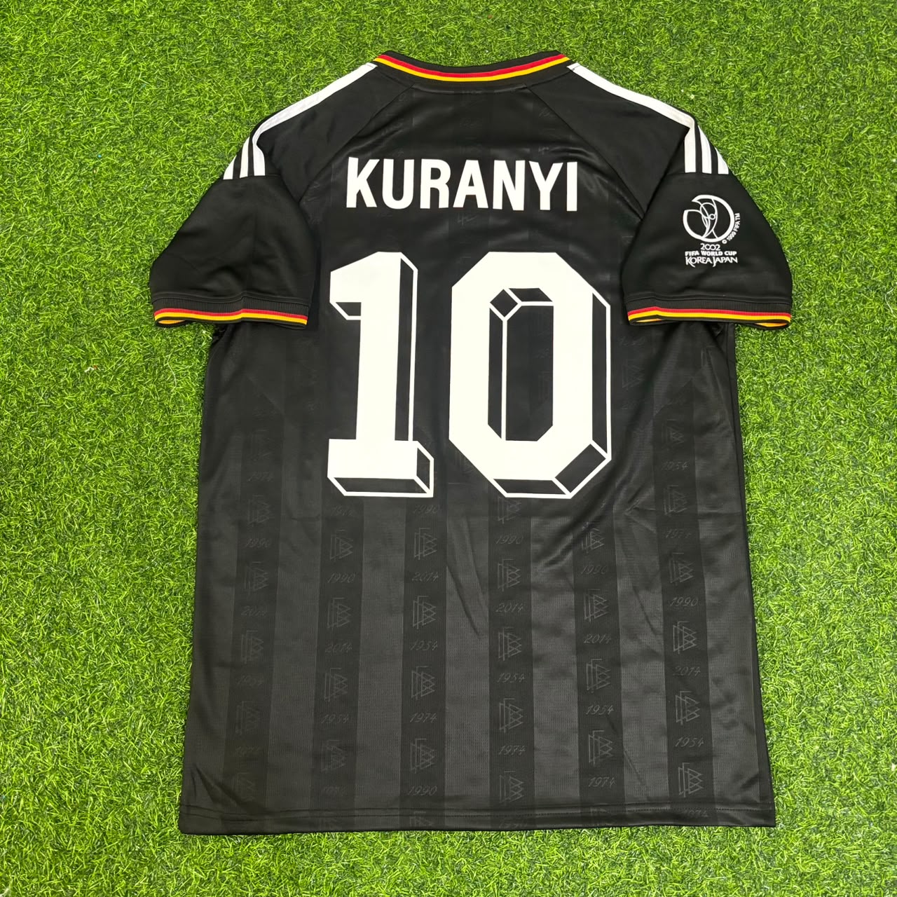 Kevin Kuranyi Germany 2002 World Cup Black Special Retro Football Jersey