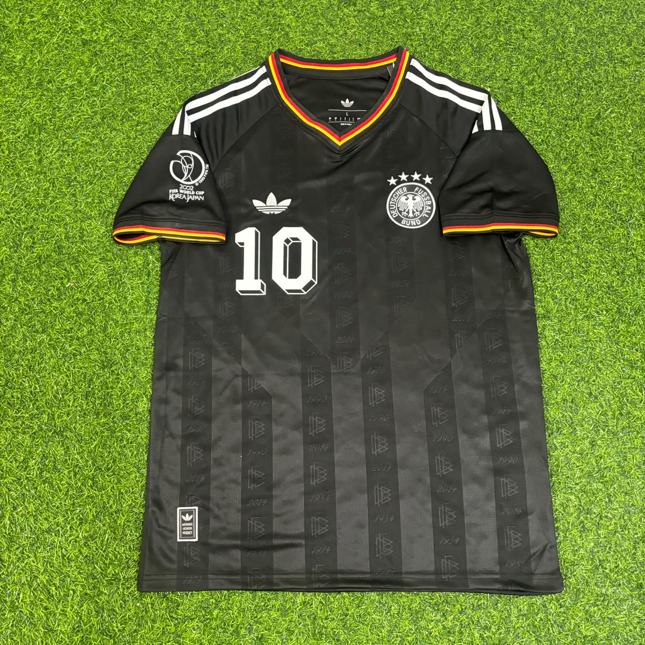 Kevin Kuranyi Germany 2002 World Cup Black Special Retro Football Jersey