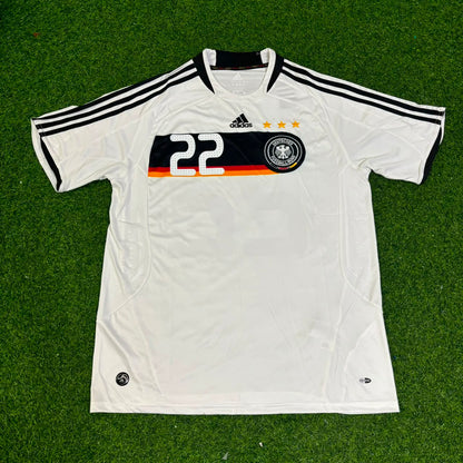 Maillot de football rétro de l'Allemagne, Bastian Schweinsteiger, Euro 2008 