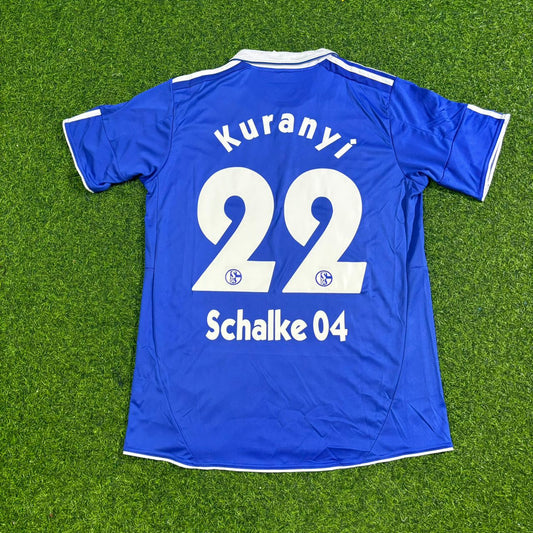 Kevin Kuranyi Schalke 04 Retro-Trikot-Trikot-Kit Maillot-Fußballtrikot