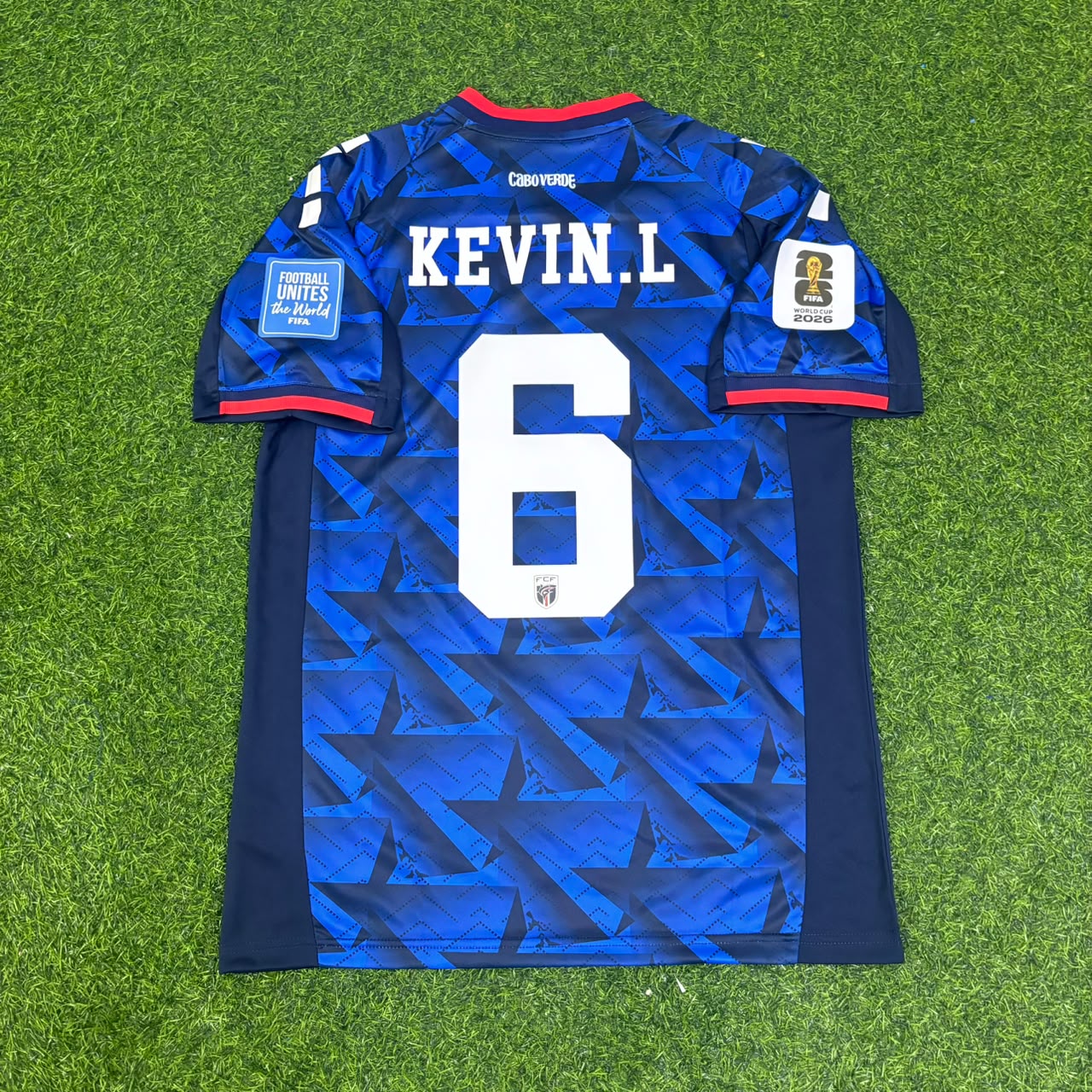 Maillot de football domicile Kevin Pina Cap-Vert Coupe du Monde 2026