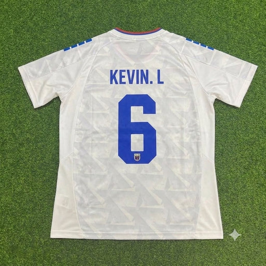 Kevin Pina Cape Verde 2026 World Cup Away White Football Jersey