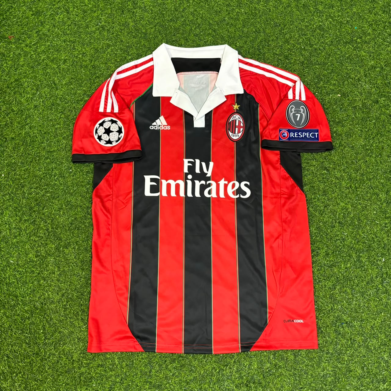 Kevin-Prince Boateng – AC Milan 2012/13 Home Retro Kit Jersey – | Trikot | Maillot Soccer Shirt