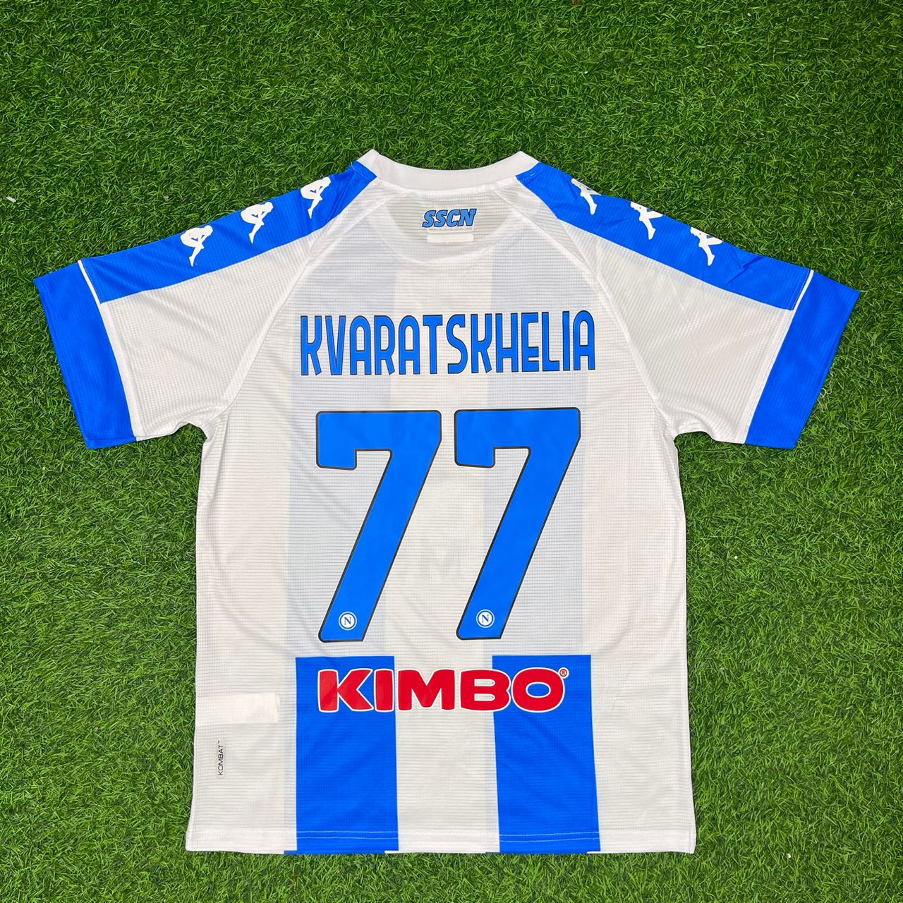 Khvicha Kvaratskhelia Napoli 2020/2021 Home Football Jersey Kit