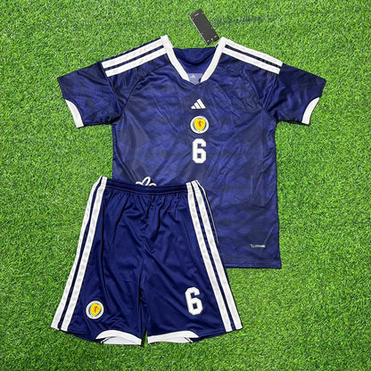 Kieran Tierney Scotland 2026 World Cup Kids Football Jersey Kit