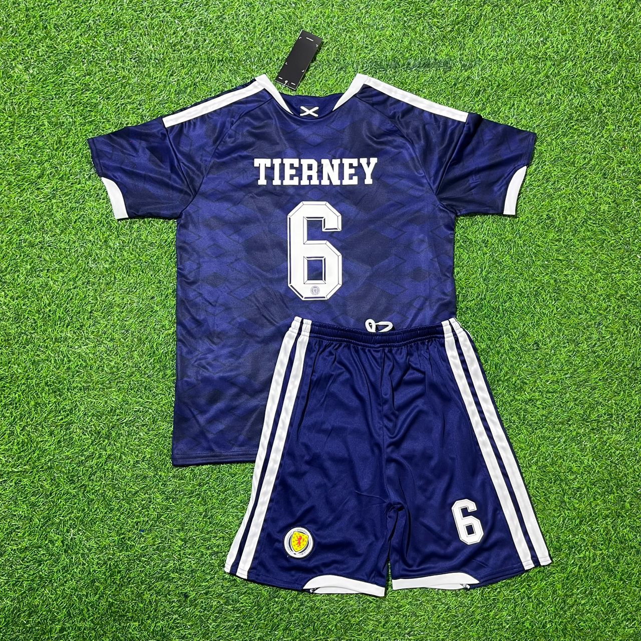 Kieran Tierney Scotland 2026 World Cup Kids Football Jersey Kit