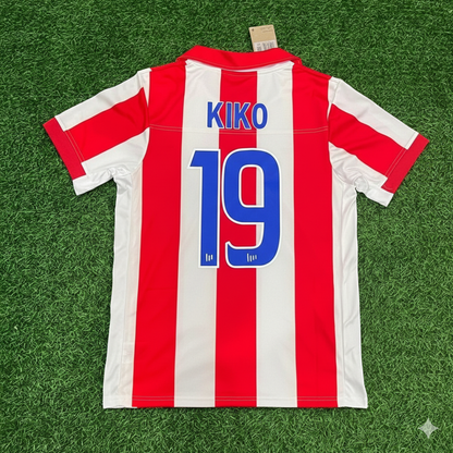 Kiko Narvaez Atletico de Madrid Retro Soccer Kit Jersey Trikot Maglia Shirt