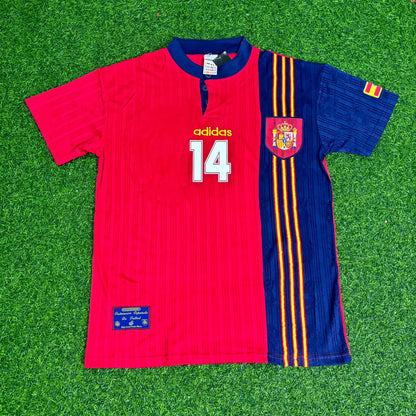 Kiko Spain 1996 Retro Football Jersey