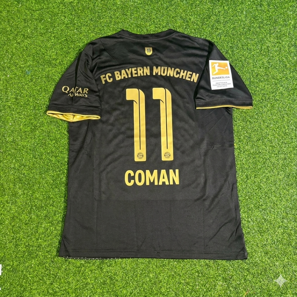 Kingsley Coman Bayern Munich 2021-2022 Away Football Jersey