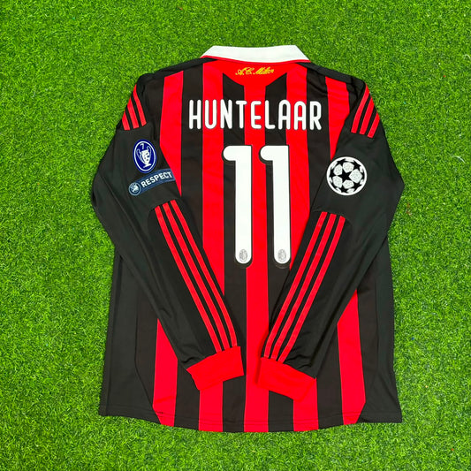 Klaas-Jan Huntelaar Milan 2009 2011 Retro Long Sleeve Jersey Maillot Trikot Maglia
