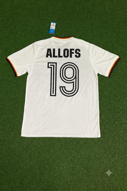 Klaus Allofs Germany 1986 World Cup Retro Football Jersey Kit