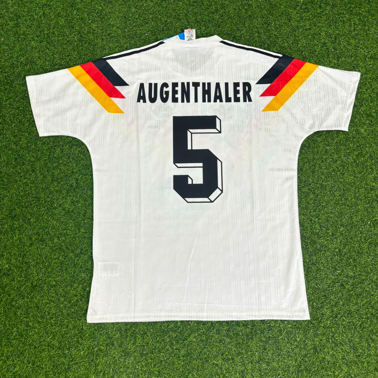 Klaus Augenthaler Deutschland WM 1990 Retro Fußballtrikot