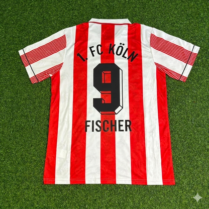 Klaus Fischer #9 1. FC Köln Retro Trikot Fußballtrikot