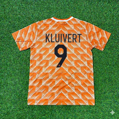 Justin Kluivert Netherlands Home Retro Football Jersey Kit