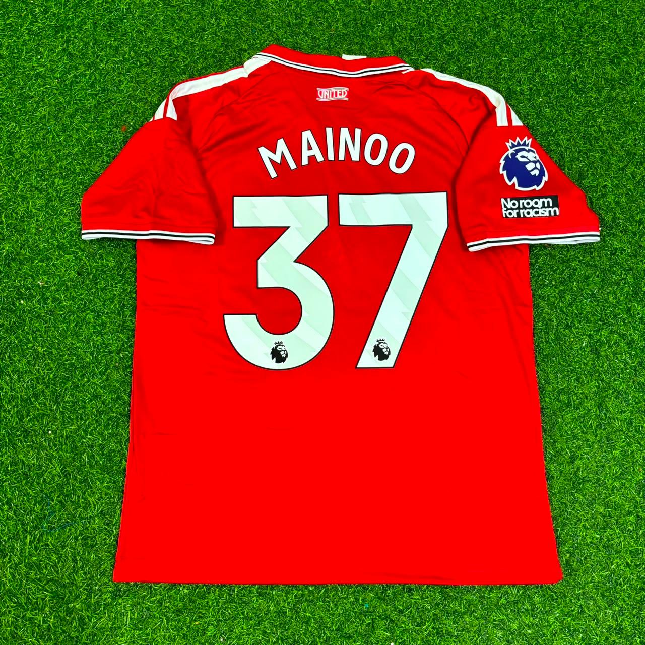 Kobbie Mainoo Manchester United  New Season 2027 Jersey Trikot Maillot Soccer Shirt